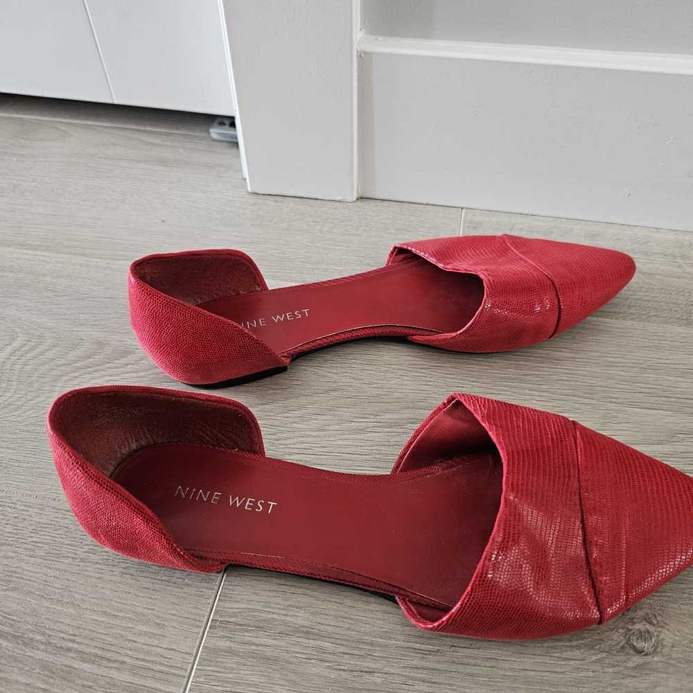 Nine West Red Women's Flats